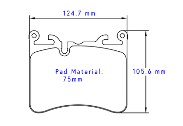 Cobalt McLaren 720S Brake Pads (Rear)